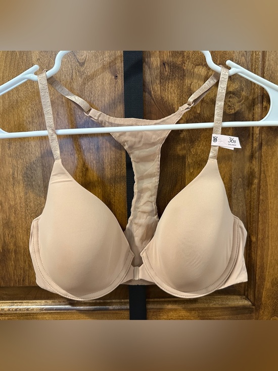 Victoria's Secret Other - Victoria's Secret Nude Front-Close Racerback Bra